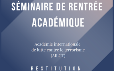 Séminaire de rentrée académique (AILCT) : Restitution